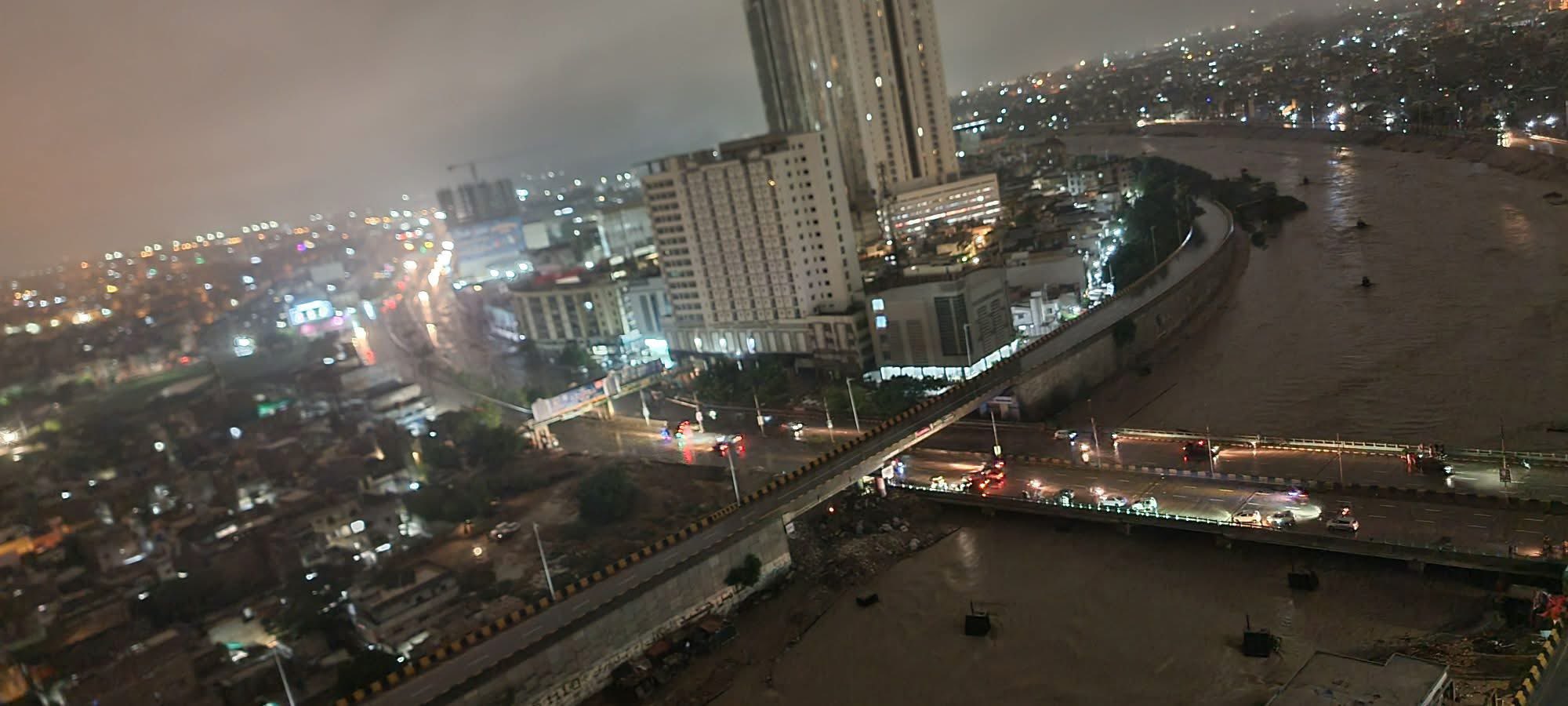 Karachi under monsoon rain